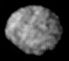 Larissa auf einer Aufnahme der Raumsonde Voyager 2