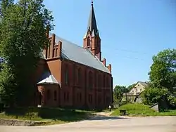 Einst evangelische, jetzt orthodoxe Kirche St. Peter und Paul, Lasdehnen (Haselberg)/Krasnosnamensk