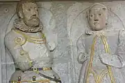 Epitaph für Volprecht II. (gest. 1610) und Beate Riedesel