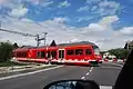 Bahnübergang in Les Reussilles