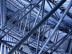 Dachkonstruktion aus Aluminium beim Imperial War Museum