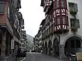 Hauptgasse mit Rathaus