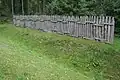 Rekonstruiertes Teilstück des Limes