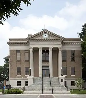 Limestone County Courthouse im Athens Courthouse Square Commercial Historic District