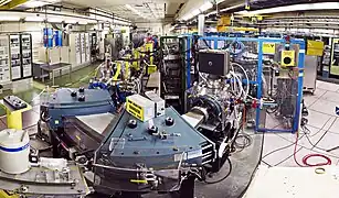 Linac 3, zurzeit zum Beschleunigen von Ionen genutzt