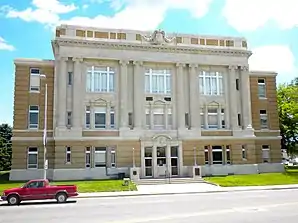Lincoln County Courthouse, gelistet im NRHP Nr. 89002224