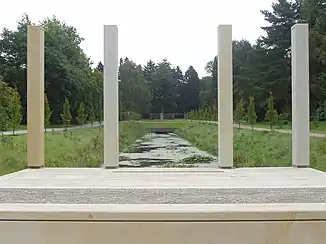 Blick auf das Linnegrab