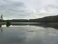 Großer Weikerlsee, an einem herbstlichen Vormittag