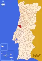 Position des Kreises Pombal