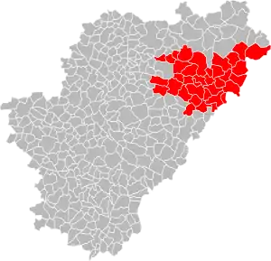 Lage der CC de Haute-Charente im Département Charente