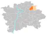 Lage von Prag 19