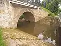 Letzte Straßenbrücke an der Mündung in die Elbe
