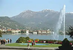 Bucht von Lugano, von Paradiso aus gesehen