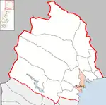 Lage der Gemeinde Luleå