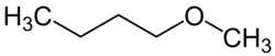 Struktur von n-Butylmethylether