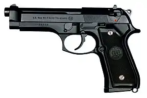 Pistol 9mm M9 (Beretta 92FS)