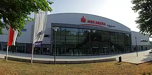 Der Eingangsbereich der MBS Arena Potsdam