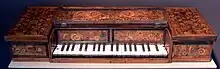 Virginal, Anonymus Augsburg, um 1600, Musikinstrumentenmuseum Berlin (Kat.-Nr. 2217)