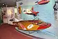 Motorboot-Sport, hier das Rennboot von Witold Bartnicki
