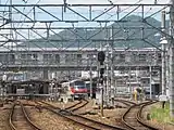 Ansicht der Bahnsteige