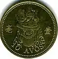 10-Avos-Münze, Macau, 1993