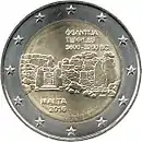 2-Euro-Gedenkmünze Tempel von Ġgantija (2016)