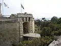 Haupttor an der Landseite des Forts