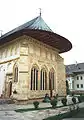 Die Klosterkirche Putna, Ansicht von hinten