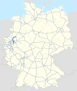 Verlauf der A 43