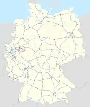 Verlauf der A 445