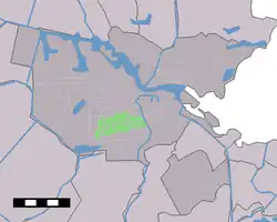 Lage des Stadtbezirks Oud-Zuid in Amsterdam