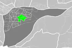 Lage von Dubbeldam in der Gemeinde Dordrecht