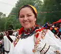 Professor Maria Tripon, in traditioneller Tracht