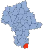 Lage des Powiats