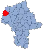 Lage des Powiats