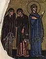 Kreuzigung Christi, Detail: Maria, Klosterkirche Nea Moni