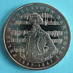 5-DM-Gedenkmünze der Bundesrepublik Deutschland (1984) zum 175.&nbsp;Geburtstag