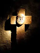 Merowingerkreuz in der Domkrypta