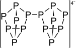 [P14]4− ist aus zwei verbrückten [P7]3−-Käfigen aufgebaut