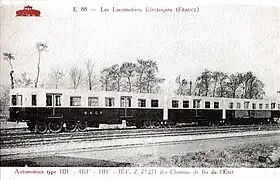 Dreiteiliger Gelenkzug Typ&nbsp;36 der Pariser Vorortbahnen, 1939
