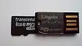 USB-MicroSD-Kartenleser und MicroSD-Karte