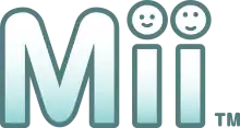 das Mii Logo, nicht das Logo des Spieles