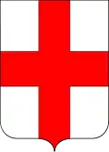 Sankt-Georgs-Kreuz im Wappen Mailands