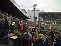 Blick auf die alte Gegengerade vor dem Abriss im Jahr 2012