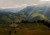 Blick von Mittlistgfäl auf die Schrattenfluh