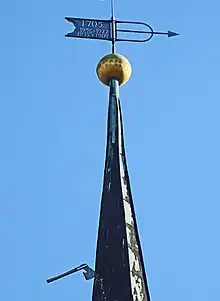 Das Beil im Kirchturm Mockrehna …