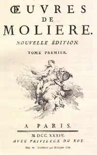 Molières Werke, 1734