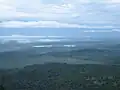 Blick auf die Momella-Seen vom Mount Meru aus