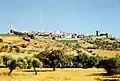 Blick auf Monsaraz auf dem Hügel