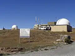 Mt John University Observatory (Weg zum Areal des Observatoriums)